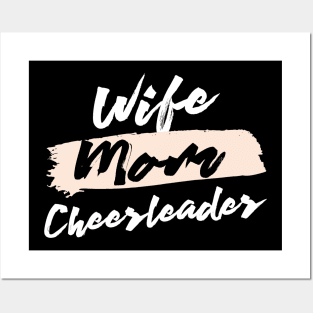 Cute Wife Mom Cheerleader Gift Idea Posters and Art